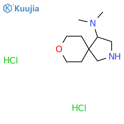 N,N-dimethyl-8-oxa-2-azaspiro4.5decan-4-amine dihydrochloride structure