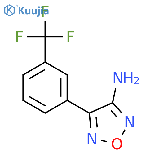 1,2,5-Oxadiazol-3-amine, 4-[3-(trifluoromethyl)phenyl]- structure