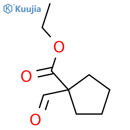 ethyl 1-formylcyclopentane-1-carboxylate structure