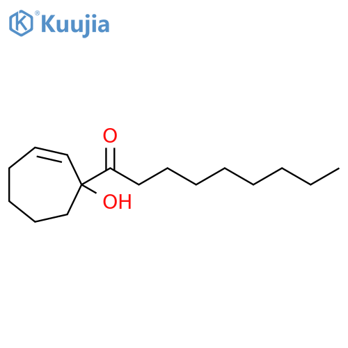 1-Nonanone, 1-(1-hydroxy-2-cyclohepten-1-yl)- structure