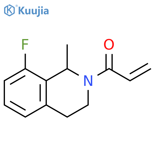 1-(8-Fluoro-3,4-dihydro-1-methyl-2(1H)-isoquinolinyl)-2-propen-1-one structure