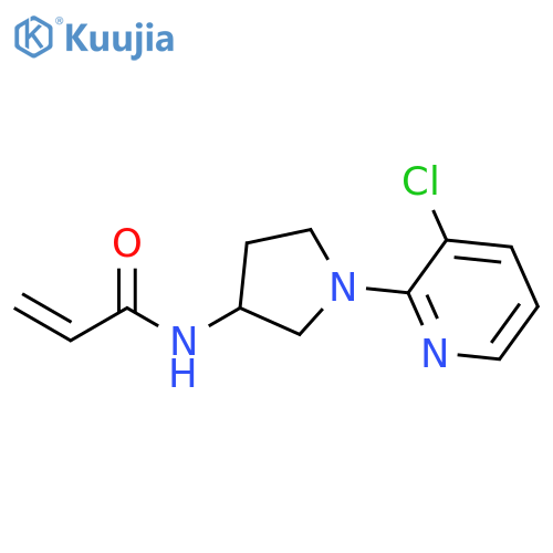 N-[1-(3-Chloro-2-pyridinyl)-3-pyrrolidinyl]-2-propenamide structure