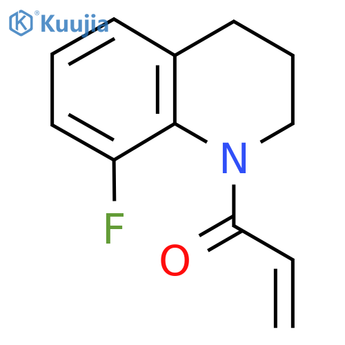 1-(8-Fluoro-1,2,3,4-tetrahydroquinolin-1-yl)prop-2-en-1-one structure