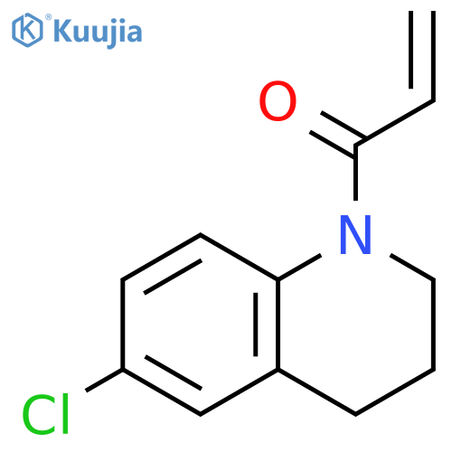 1-(6-Chloro-3,4-dihydro-1(2H)-quinolinyl)-2-propen-1-one structure