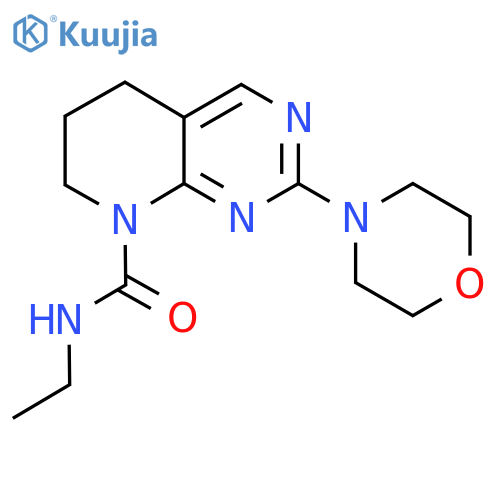 N-ethyl-2-(morpholin-4-yl)-5H,6H,7H,8H-pyrido[2,3-d]pyrimidine-8-carboxamide structure