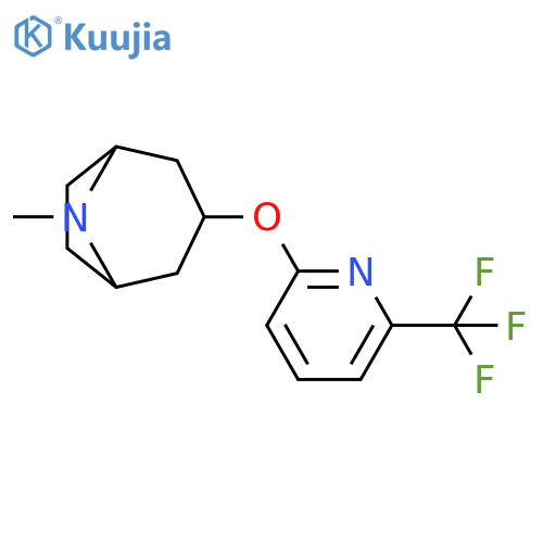 8-methyl-3-{[6-(trifluoromethyl)pyridin-2-yl]oxy}-8-azabicyclo[3.2.1]octane structure