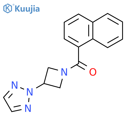 2-[1-(naphthalene-1-carbonyl)azetidin-3-yl]-2H-1,2,3-triazole structure