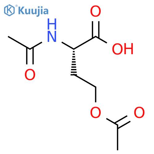 (2S)-4-(acetyloxy)-2-acetamidobutanoic acid structure