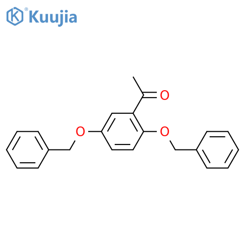 Ethanone, 1-[2,5-bis(phenylmethoxy)phenyl]- structure