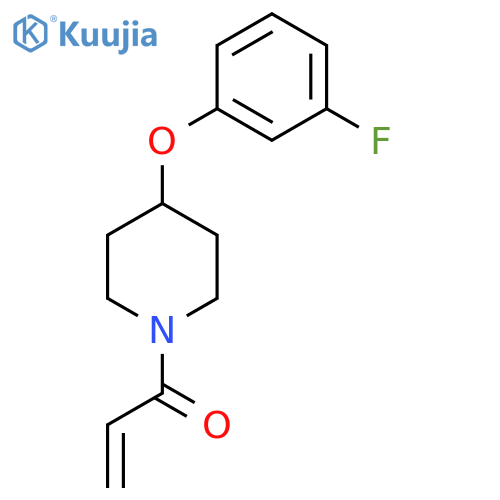 1-[4-(3-Fluorophenoxy)piperidin-1-yl]prop-2-en-1-one structure