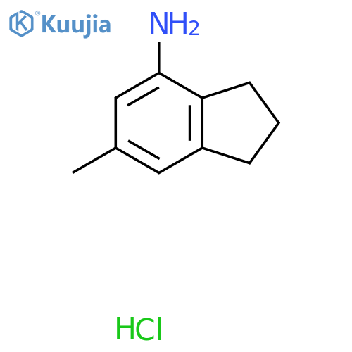 6-Methyl-2,3-dihydro-1H-inden-4-amine hcl structure