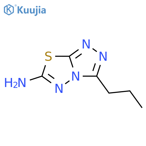 3-propyl1,2,4triazolo3,4-b1,3,4thiadiazol-6-amine structure