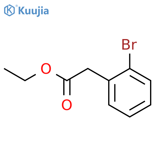 Ethyl 2-(2-bromophenyl)acetate structure