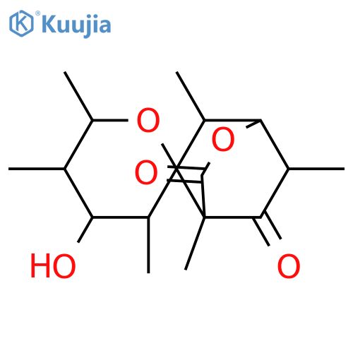 Spiro[2-oxabicyclo[2.2.2]octane-5,2'-[2H]pyran]-3,8-dione,tetrahydro-4'-hydroxy-3',4,5',6,6',7-hexamethyl- (8CI,9CI) structure