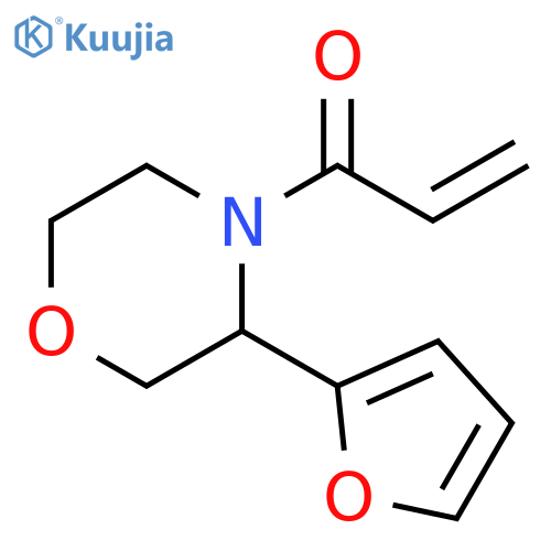 1-[3-(2-Furanyl)-4-morpholinyl]-2-propen-1-one structure