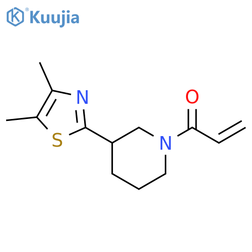 1-[3-(4,5-Dimethyl-2-thiazolyl)-1-piperidinyl]-2-propen-1-one structure