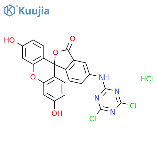 5-(4,6-Dichloro-s-triazin-2-ylamino)fluorescein Hydrochloride structure