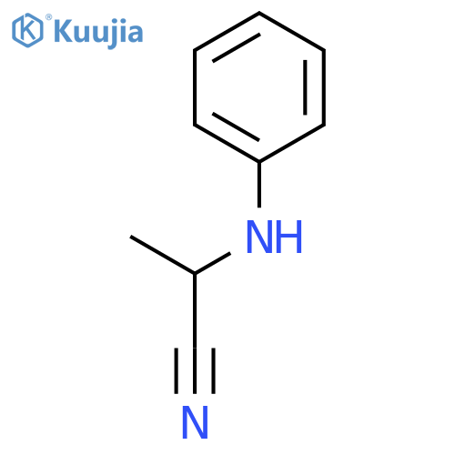 2-(Phenylamino)propanenitrile structure