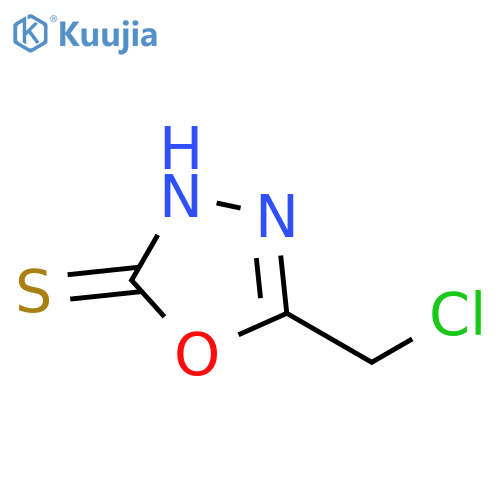 5-(chloromethyl)-1,3,4-oxadiazole-2-thiol structure