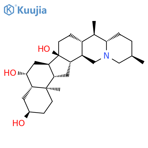 (1S,2R,6R,9S,10R,11S,14R,15R,17R,18S,20R,23R,24S)-6,10,23-Trimethyl-4-azahexacyclo[12.11.0.02,11.04,9.015,24.018,23]pentacosane-14,17,20-triol structure