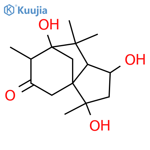 2,7,9-Trihydroxy-4-cedranone; (2β,3β,6β,7β,9α,10α)-form structure