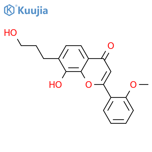 2',8-Dihydroxy-7-(3-hydroxypropyl)flavone; 2'-Me ether structure