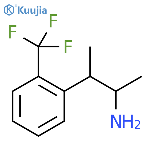 3-2-(trifluoromethyl)phenylbutan-2-amine structure