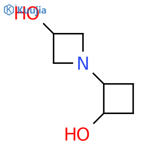 1-(2-hydroxycyclobutyl)azetidin-3-ol structure