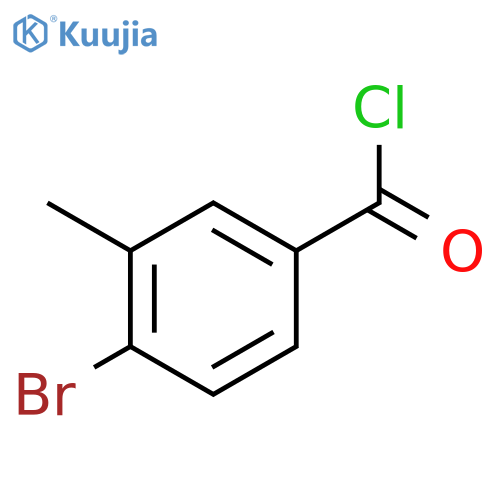 4-Bromo-3-methylbenzoyl chloride structure