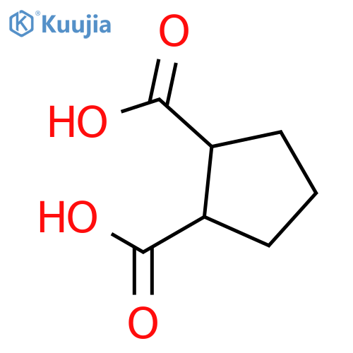 1,2-Cyclopentanedicarboxylicacid, (1S,2S)- structure