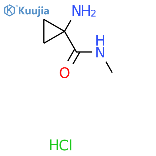 1-amino-N-methylcyclopropane-1-carboxamide hydrochloride structure