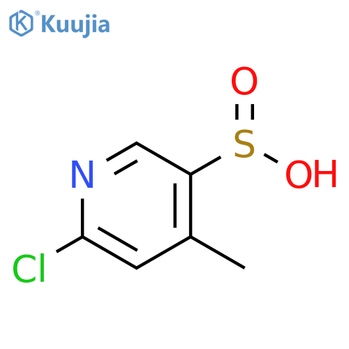 6-Chloro-4-methylpyridine-3-sulfinic acid structure