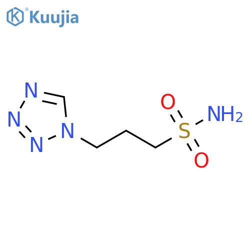 3-(1H-1,2,3,4-tetrazol-1-yl)propane-1-sulfonamide structure