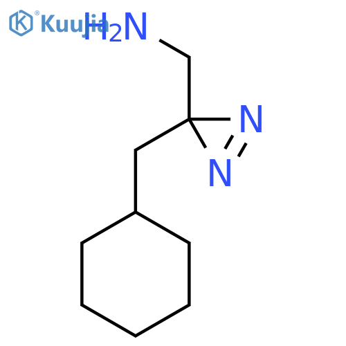 3-(cyclohexylmethyl)-3H-diazirin-3-ylmethanamine structure