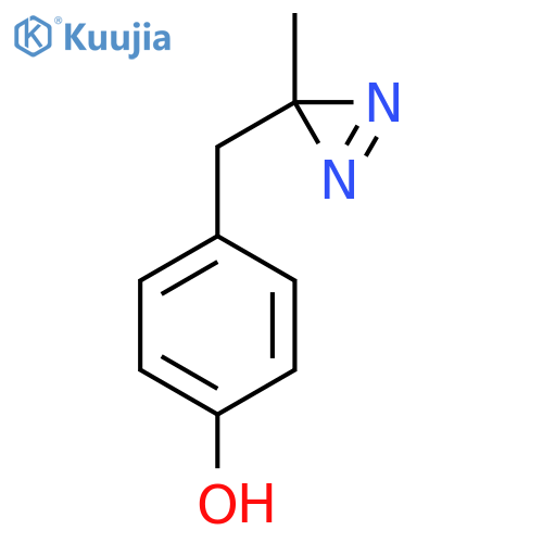 4-(3-methyl-3H-diazirin-3-yl)methylphenol structure