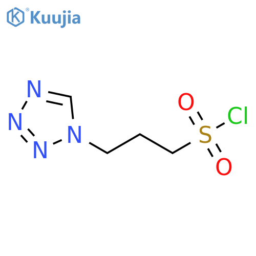 3-(1H-1,2,3,4-tetrazol-1-yl)propane-1-sulfonyl chloride structure