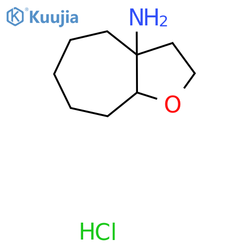 octahydro-2H-cycloheptabfuran-3a-amine hydrochloride, Mixture of diastereomers structure