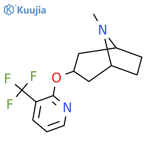 8-Methyl-3-{[3-(trifluoromethyl)pyridin-2-yl]oxy}-8-azabicyclo[3.2.1]octane structure