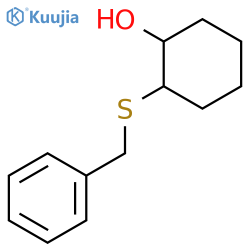 (1S,2S)-2-(benzylsulfanyl)cyclohexan-1-ol structure