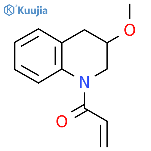 1-(3-Methoxy-1,2,3,4-tetrahydroquinolin-1-yl)prop-2-en-1-one structure