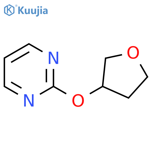 2-(Oxolan-3-yloxy)pyrimidine structure