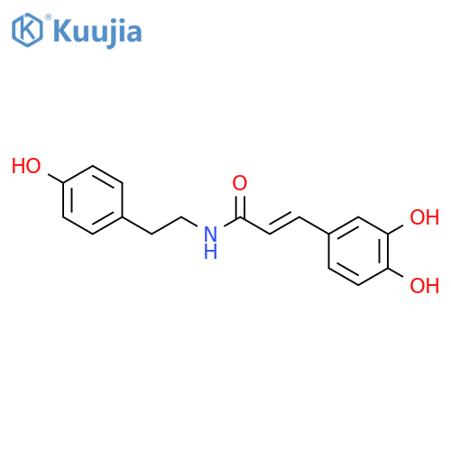 2-Propenamide, 3-(3,4-dihydroxyphenyl)-N-[2-(4-hydroxyphenyl)ethyl]-,(2Z)- structure