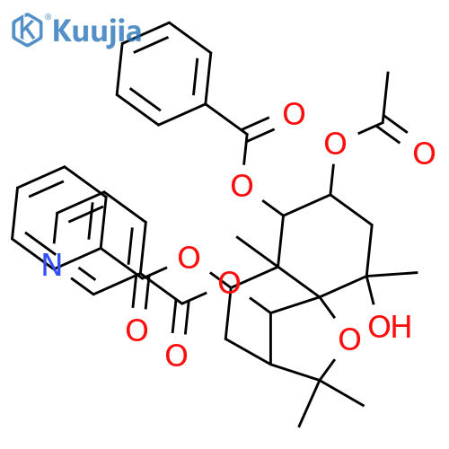 1,2,4,6,9-Pentahydroxydihydro-β-agarofuran; (1α,2β,4β,6β,9β)-form, 6-O-(3-Pyridinecarbonyl), 1,9-dibenzoyl, 2-Ac structure
