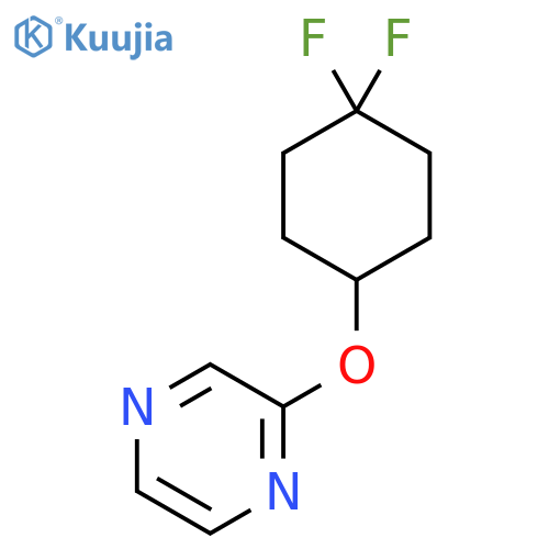 2-[(4,4-Difluorocyclohexyl)oxy]pyrazine structure