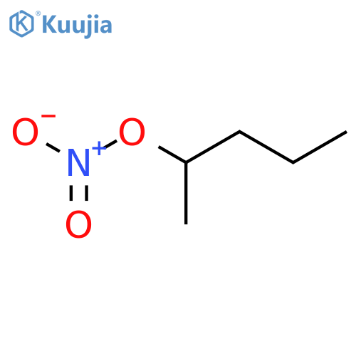 2-Pentanol, 2-nitrate structure