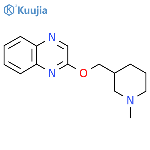 2-[(1-Methylpiperidin-3-yl)methoxy]quinoxaline structure