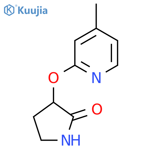 3-[(4-Methylpyridin-2-yl)oxy]pyrrolidin-2-one structure