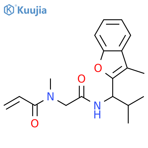 N-Methyl-N-[2-[[2-methyl-1-(3-methyl-2-benzofuranyl)propyl]amino]-2-oxoethyl]-2-propenamide structure