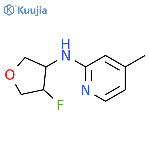 N-(4-fluorooxolan-3-yl)-4-methylpyridin-2-amine structure