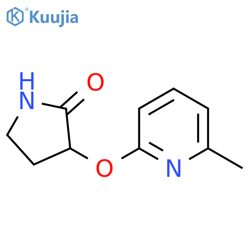3-[(6-Methylpyridin-2-yl)oxy]pyrrolidin-2-one structure